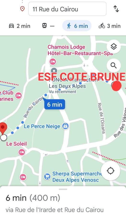 Apartmán Centre 10Mn Pied Pistes Et Jandri 3S Vue Muzelle 8 Pers Wifi Les Deux Alpes Exteriér fotografie